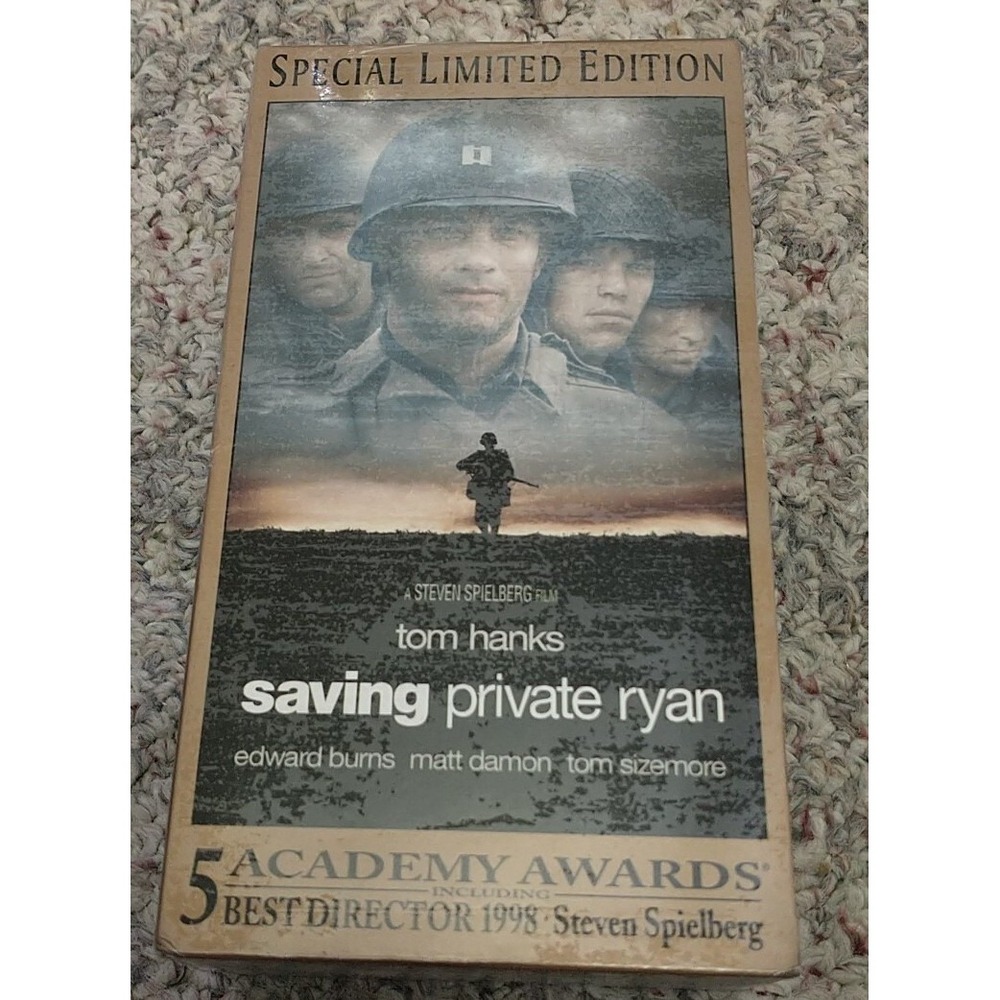 Saving Private Ryan VHS Special Limited Edition New Sealed Tom Hanks Spielberg